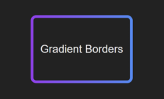 实现 CSS 渐变边框的 5 种方法 渐变边框