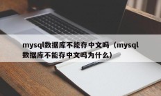 mysql数据库不能存中文吗（mysql数据库不能存中文吗为什么）