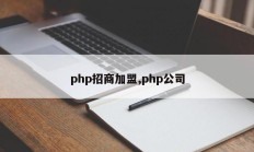 php招商加盟,php公司