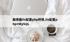服务器iis配置php环境,iis配置php+MySQL