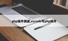 php插件偶遇,vscode写php插件