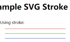 SVG 教程：笔画属性和示例 