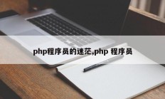 php程序员的迷茫,php 程序员