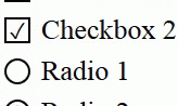 CSS 提示：设置单选按钮和复选框的样式 