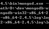 mongodb环配置文件详解：启动、安装...进入shell环境界面