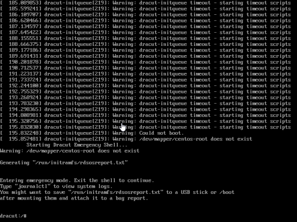 宝塔面板重启服务器后出现dracut-initqueue timeout，WORDPRESS网站Error establishing a database connection，MYSQL没有正常启动…的解决方法