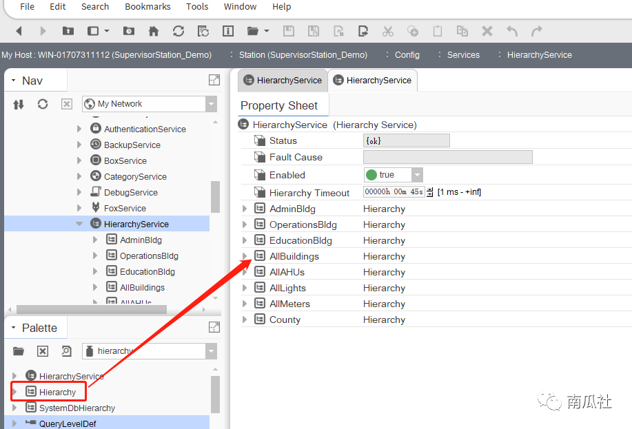 Niagara使用层级结构HierarchyService服务创建设备实体对象的数据模型