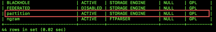 什么是表分区？MySQL 数据库有没有？