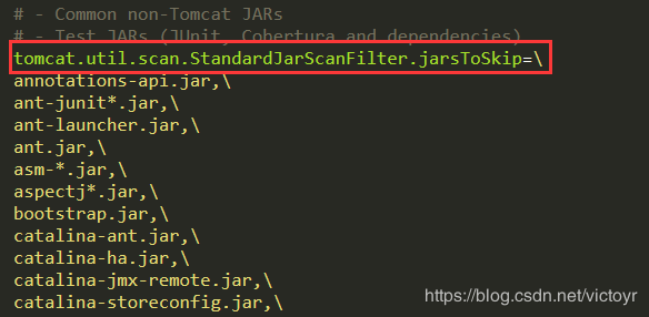 tomcat在启动时报错Unable to process Jar entry [org/apache/taglibs/standard/lang/jstl/Constants.class]