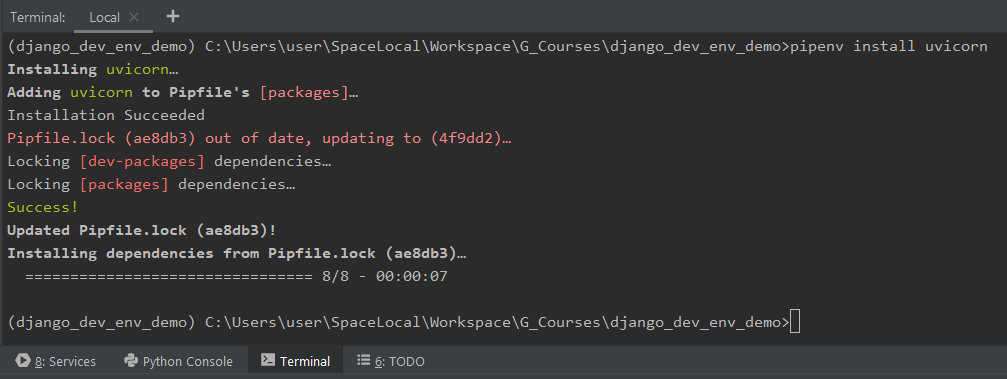 PyCharm + Uvicorn + Docker + AutoHotkey + Pipenv or Poetry…Windows 搭建高效django 开发环境
