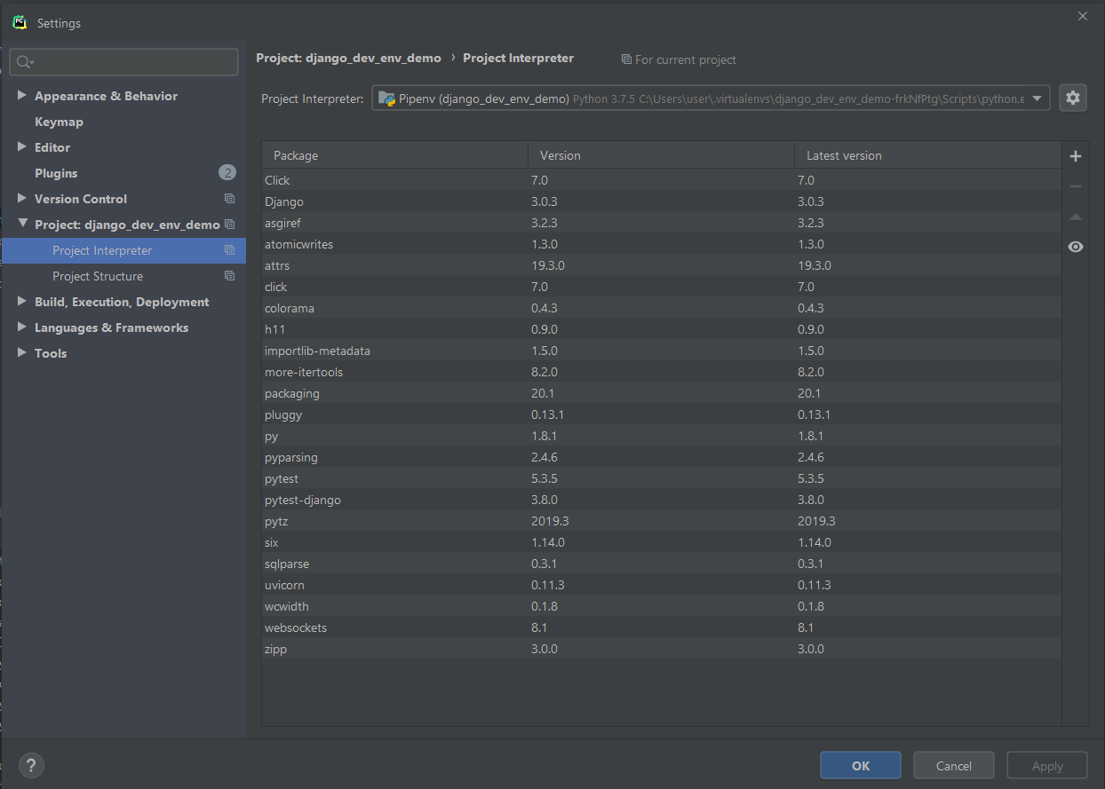 PyCharm + Uvicorn + Docker + AutoHotkey + Pipenv or Poetry…Windows 搭建高效django 开发环境