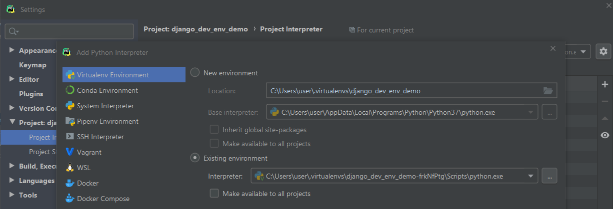 PyCharm + Uvicorn + Docker + AutoHotkey + Pipenv or Poetry…Windows 搭建高效django 开发环境