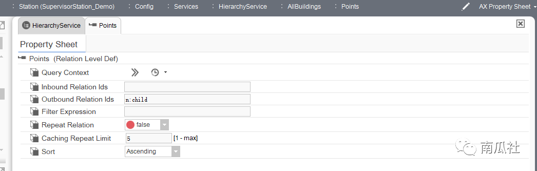 Niagara使用层级结构HierarchyService服务创建设备实体对象的数据模型