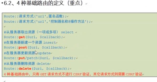 laravel运行方式图解：处理csrf、路由配置