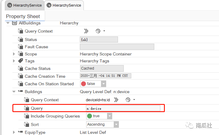 Niagara使用层级结构HierarchyService服务创建设备实体对象的数据模型