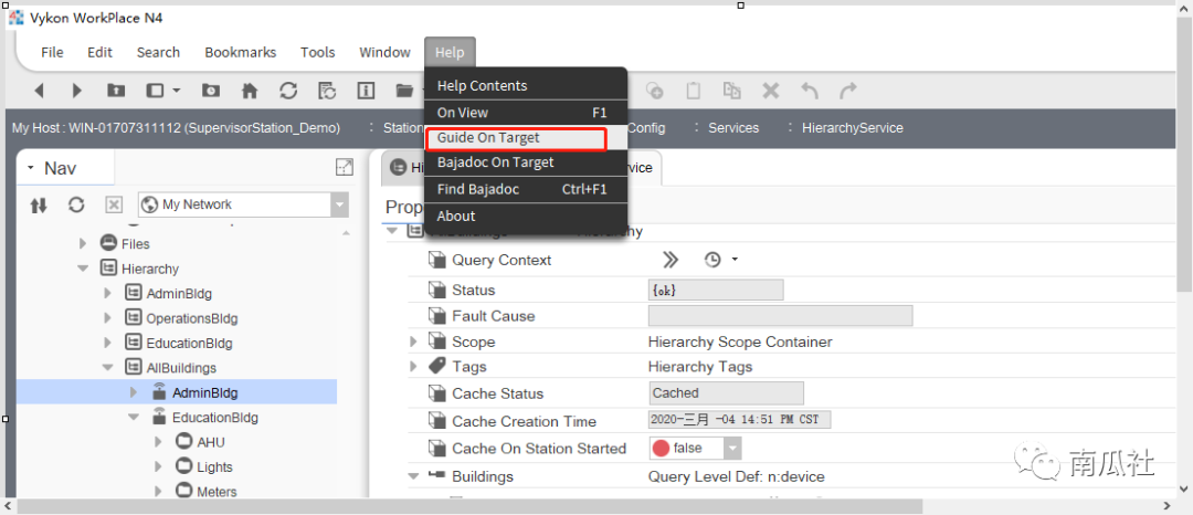 Niagara使用层级结构HierarchyService服务创建设备实体对象的数据模型