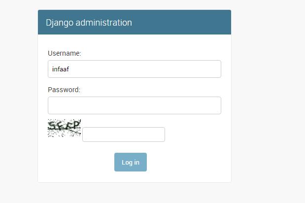 django admin 后台管理登陆快速添加验证码功能