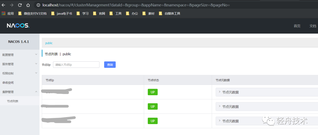 微服务之nginx反向代理，拿到nacos集群配置信息