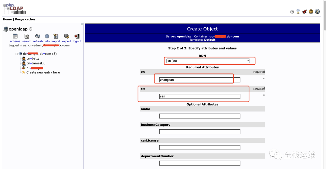 Django学习开发：使用openldap实现账号的统一管理