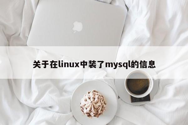 关于在linux中装了mysql的信息