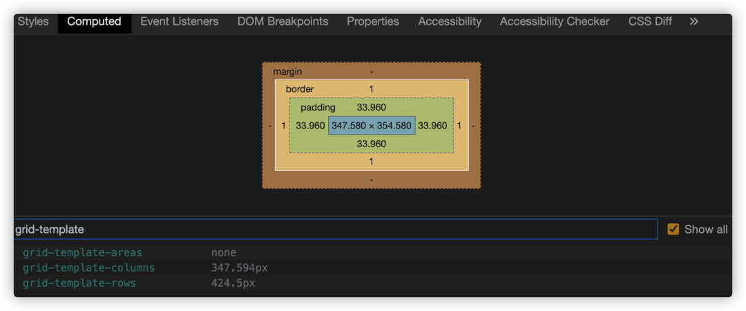 网页布局：Grid中实现水平垂直居中