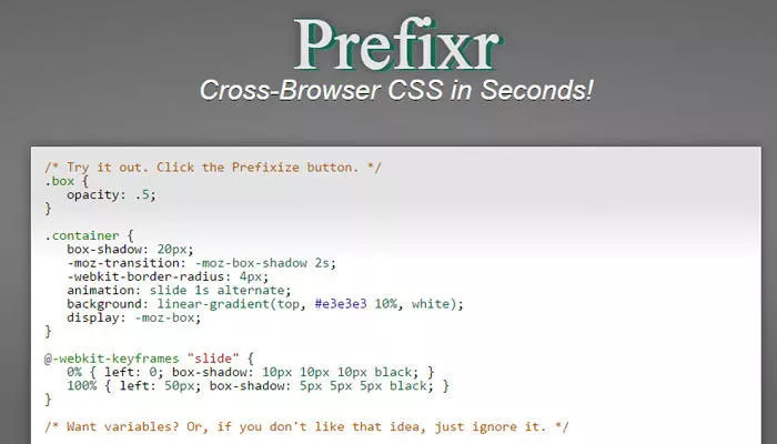 CSS3代码生成器，10个顶级的免费用