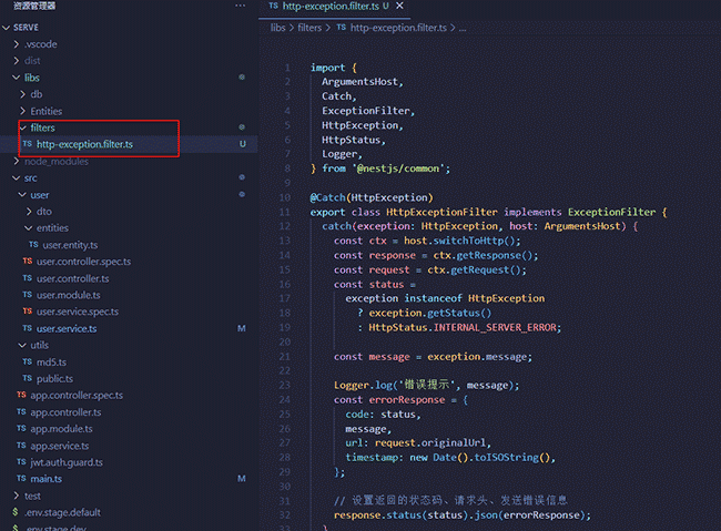 Vue3 + Nest 实现博客管理系统 后端篇(三):异常处理和格式化返回数据