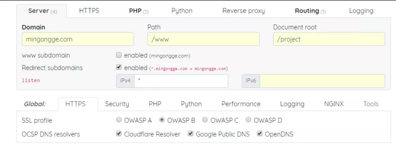 Nginx 配置在线一键生成“神器”