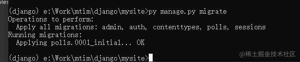 python django官方教程手把手：如何连接数据库？