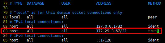 CentOS7 yum安装、访问配置使用PostgreSQL9.6