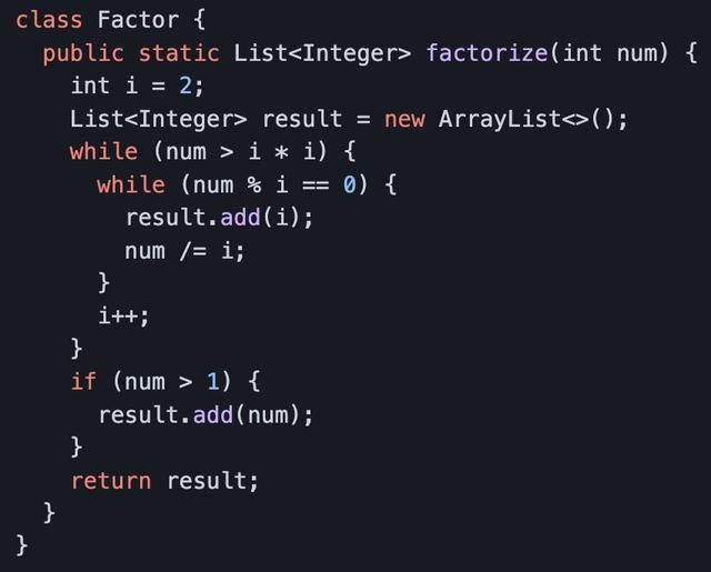 质因数分解算法例子：看不同编程语言有哪些差异？如何选择入门语言？