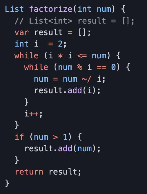 质因数分解算法例子：看不同编程语言有哪些差异？如何选择入门语言？