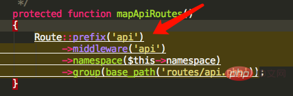 Laravel5.5 无状态路由文件 api.php简单快速实现API开发